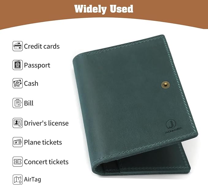 Jack&Chris Genuine Leather Passport Holder - Image 5