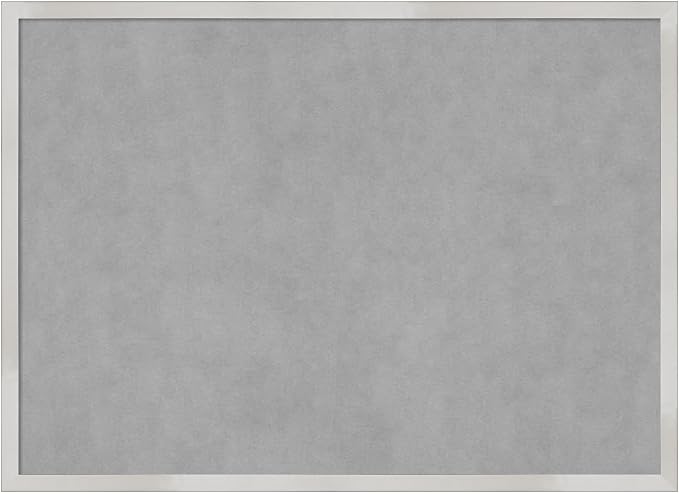 Amanti Art Silver Framed Magnetic Board 21x29 Medium Vision Board by AmantiArt