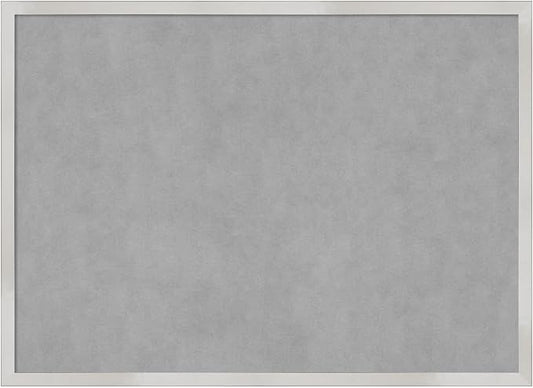 Amanti Art Silver Framed Magnetic Board 21x29 Medium Vision Board by AmantiArt