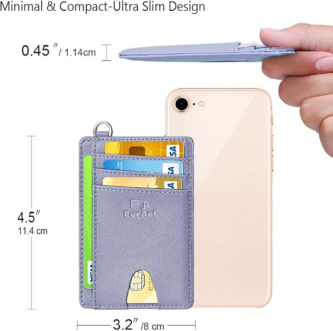 FurArt Slim Minimalist Wallet RFID Credit Card Holder - Image 7