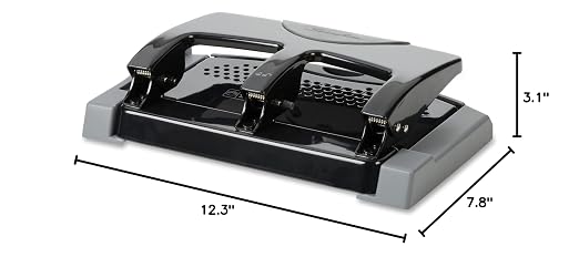 Swingline 3 Hole Punch, 45 Sheet Capacity Three Hole Puncher 3 Ring, Paper Punch - Image 9