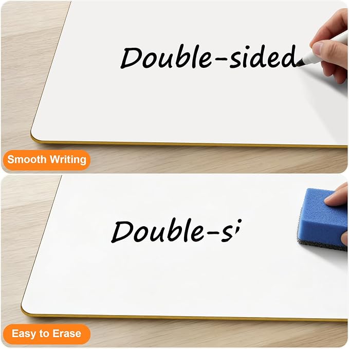32 Pack Small White Board Portable 9"x12", Personal Whiteboard - Image 6