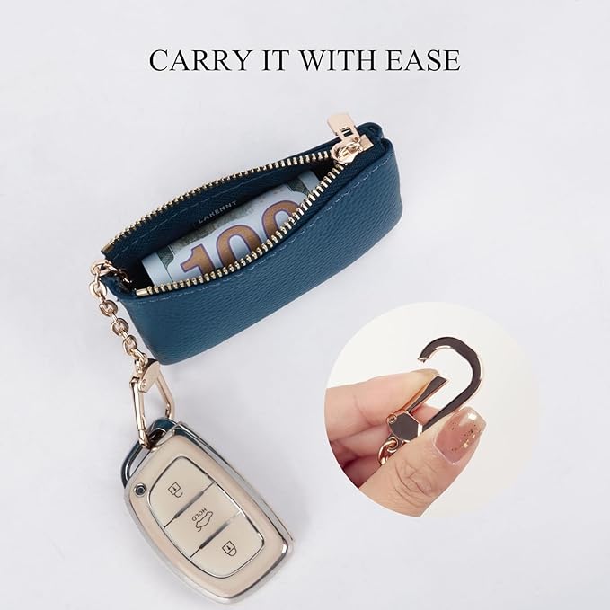 Full Grain Leather Coin Purse - Image 6
