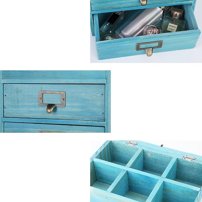 Wooden Storage Box Wooden Desk Organizer - Image 6