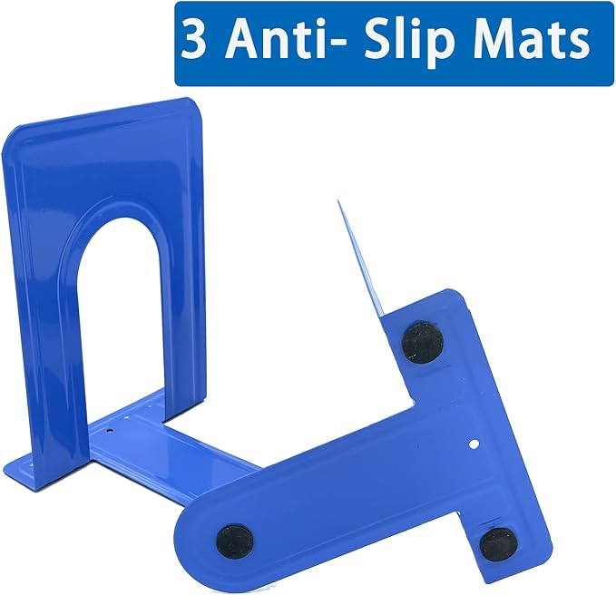 Metal Book Ends for Office Home, Book Shelf Holder Home Decorative, Book Ends - Image 4