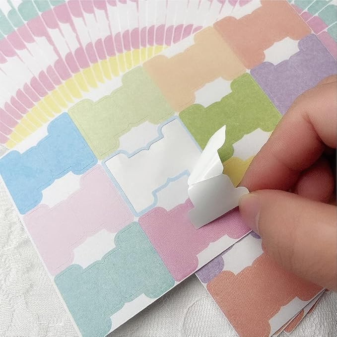 420 PCS Pastel Writable Index Tabs, 35 Sheets Smudge-Free Thickened Paper Tape - Image 3