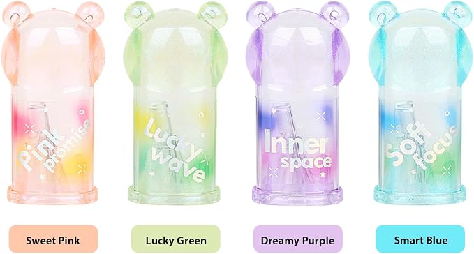 4Pcs Cute Bear Pencil Sharpeners Small Manual Pencil Sharpener Kawaii - Image 2