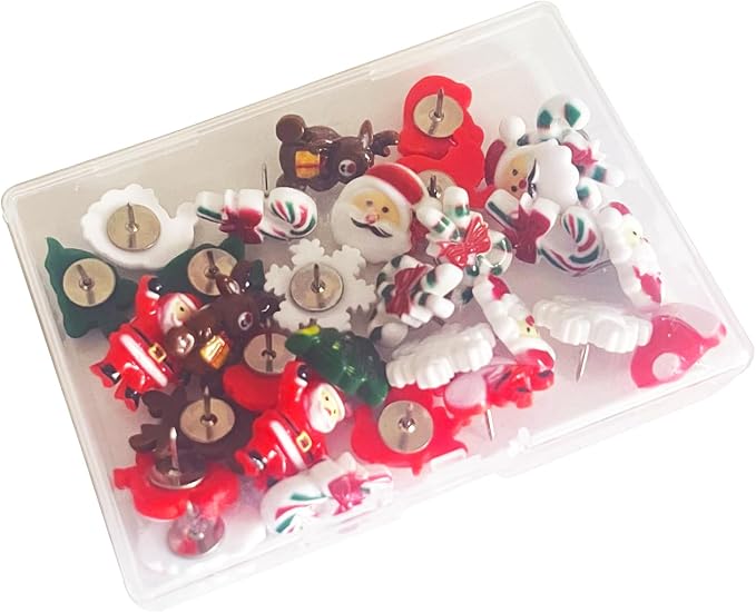 Christmas Push Pins 30-Pack - Image 4