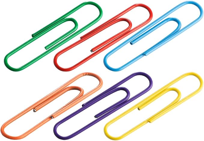 JAM PAPER Colorful Jumbo Paper Clips - Image 3