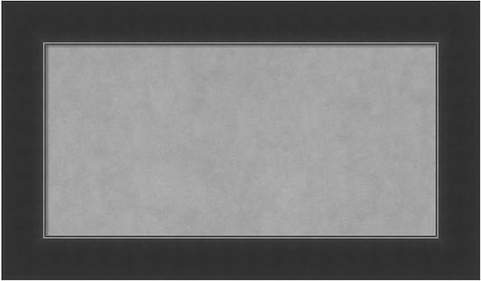 Amanti Art Black Framed Magnetic Board 17x29 Small Vision Board by AmantiArt