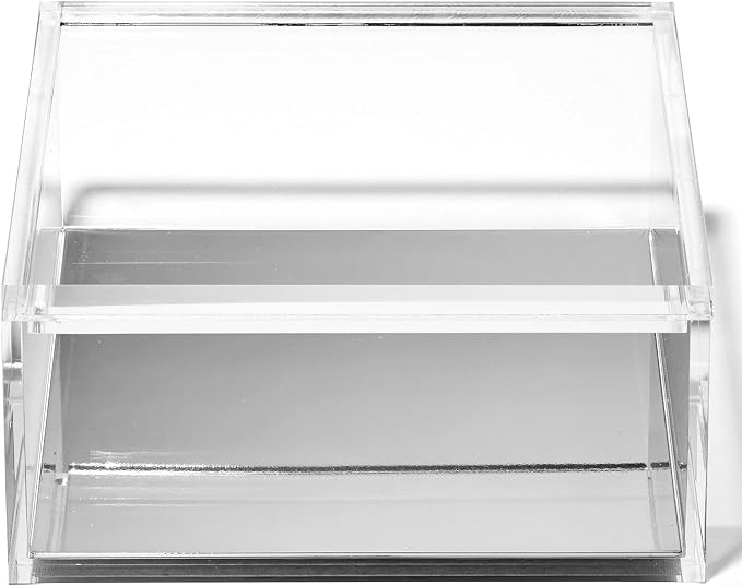 OfficeGoods Acrylic Desk Organizer w/Silver Base – Functional & Elegant Odds & - Image 2