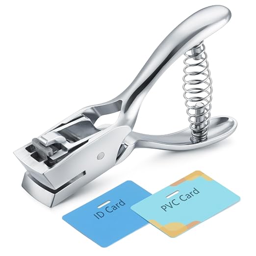 Badge Hole Punch, One Slot Tag Puncher by Unknown