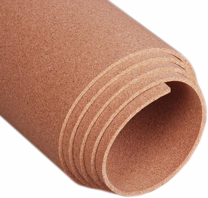 Manton Cork Premium Cork Roll - 3’ x 8’ x 1/4”, 100% Natural Facing Grade Material, Custom Cut Cork for Home, School, and Office Walls & Bulletin Boards-DeskLoop Office