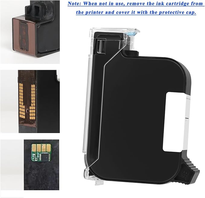 Original White Ink Cartridge for 1580P1 Handheld Printer - Quick-Drying Ink, 42ml-DeskLoop Office