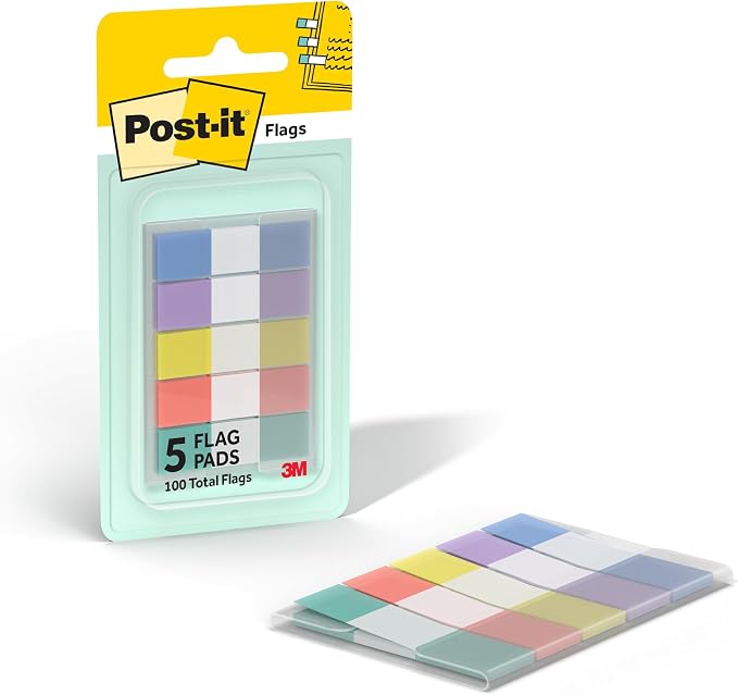 Post-it Flags, 0.47 in. x 1.7 in., One Dispenser by Unknown