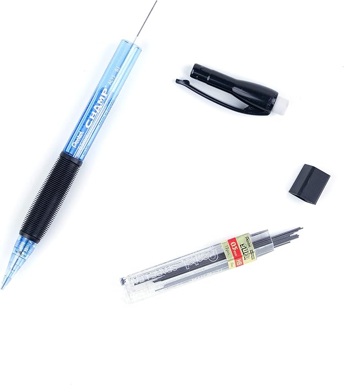 Pentel Champ Pencil, Automatic Pencil, 0.5mm Lead Size, Box of 12 - Image 7