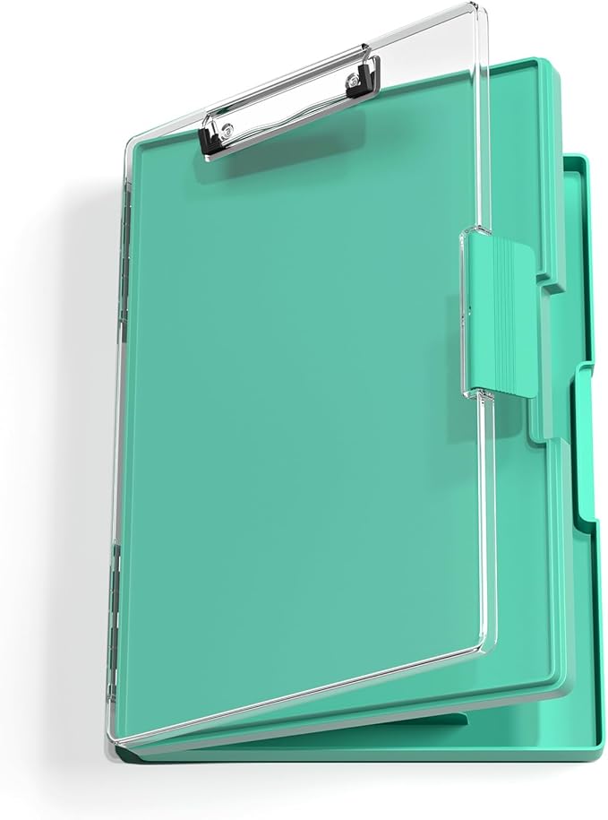 Hongri Clipboard with Storage, Heavy Duty with Dual Compartment, Smooth Writing by Hongri