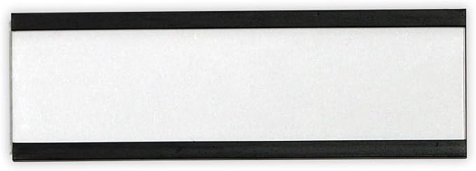 SmartSign Pack of 25 Magnetic"C" Channel Label Holders | 1" x 3" - Image 3