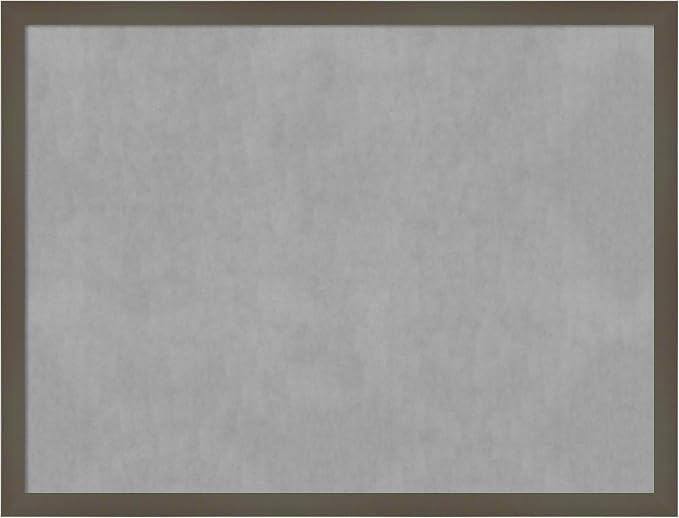 Amanti Art Grey Framed Magnetic Board 19x25 Medium Vision Board by AmantiArt