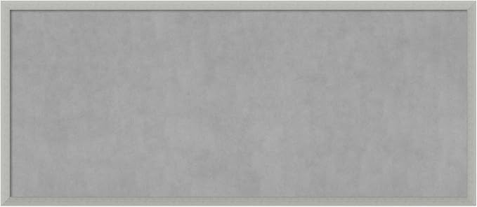 Amanti Art Silver Framed Magnetic Board 22x50 Oversize Vision Board by AmantiArt