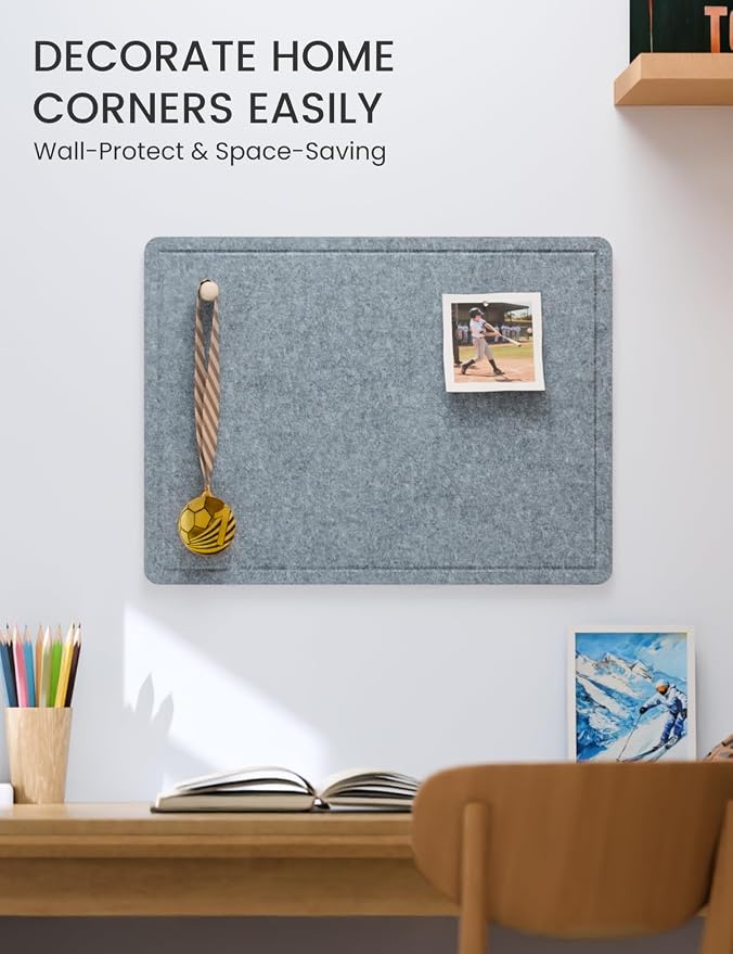 Fluxynara Bulletin Board, 23.6" x 17.5" Cork Board Alternative - Image 3