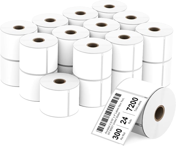 Compatible 2-5/16" x 4" Direct Thermal Labels Replacement by Anylabel