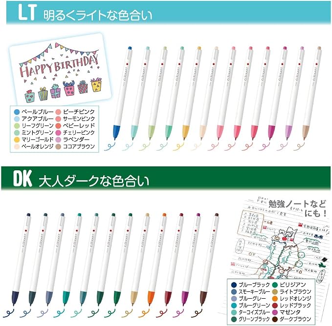 Zebra WYSS22-36C-N Clickart Water-Based Markers, 36 Colors, Case Included - Image 5