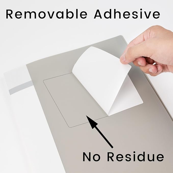 L LIKED 4" x 6" Blank Removable Labels in Fanfold, No Residue, Water and Oil - Image 4