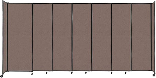 Versare Straightwall Sliding Portable Wall Partition | Freestanding Office by VERSARE