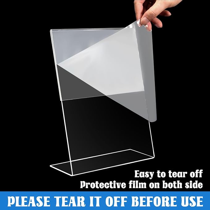 Laerjin Acrylic Sign Holder 8.5 x 11 - Image 3