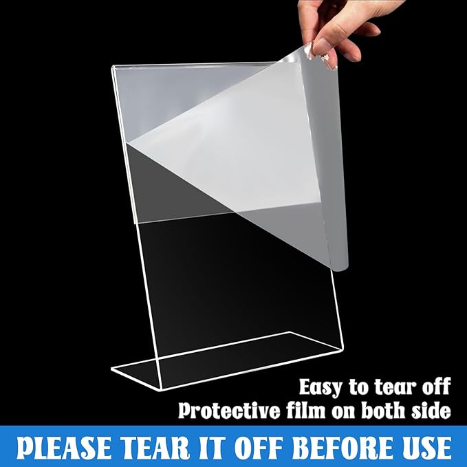 Laerjin Acrylic Sign Holder 8.5 x 11 - Image 5