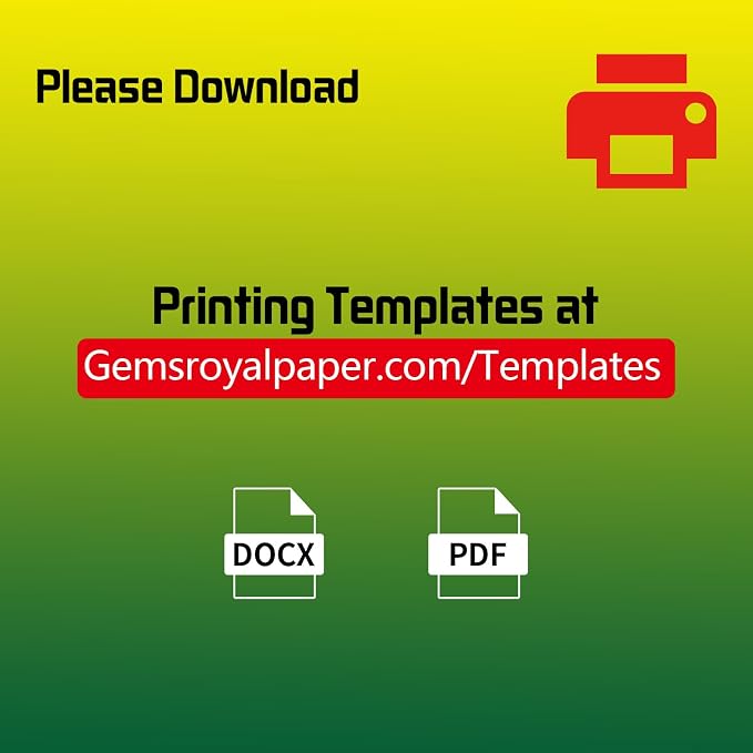 Gemsroyal 2.5 Inch Round Labels Printable, Matte White Circle Printable Stickers - Image 3