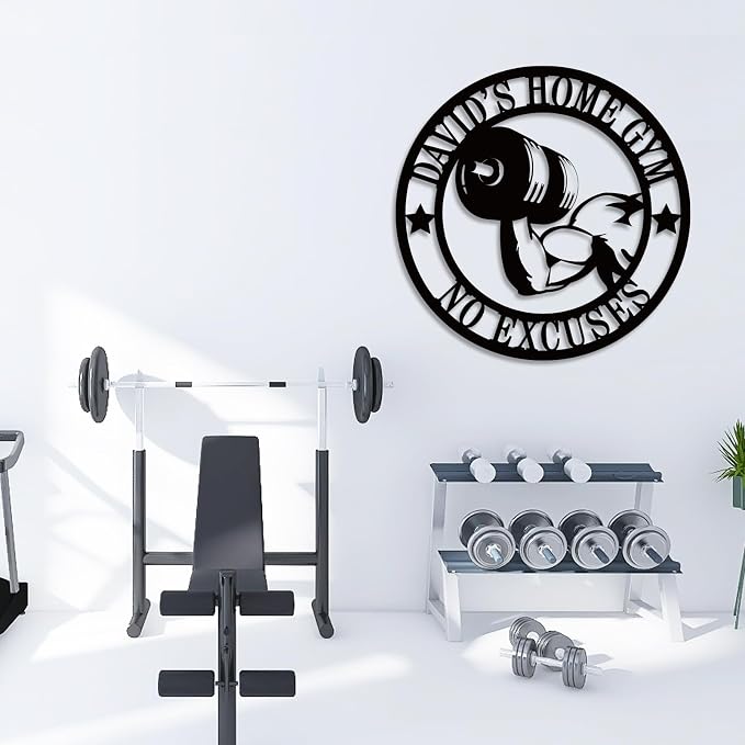 Personalized Home Gym Name Metal Sign, Custom Home Gym Decor，Custom Gym Metal - Image 4