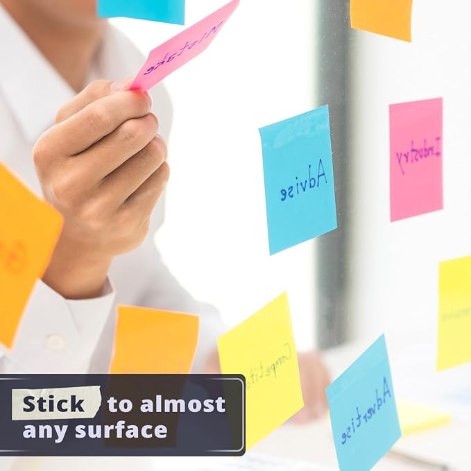 Mr. Pen- Sticky Notes, 12 Pads, 720 Sheets, Pastel Colors | Sticky Notes Bulk - Image 4