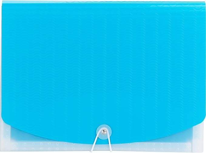 Smead Poly Frequency Expanding File Folders, Flap and Cord Closure, Letter Size - Image 2