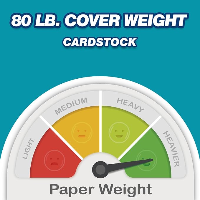 Chell Extra Heavyweight Index Cards 3x5 Inch, No Bleed-Through, Ruled Front and - Image 2