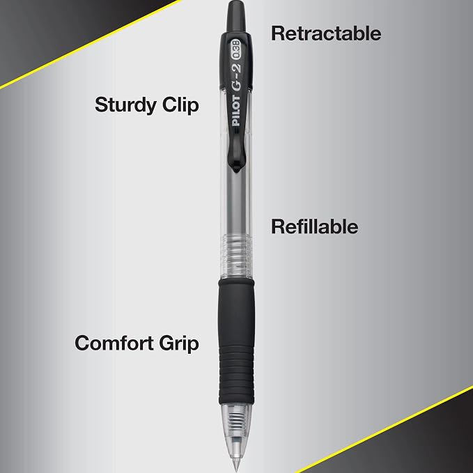 Pilot G2 Premium Gel Roller Pens, Ultra Fine Point 0.38 mm, Journaling & Office - Image 5