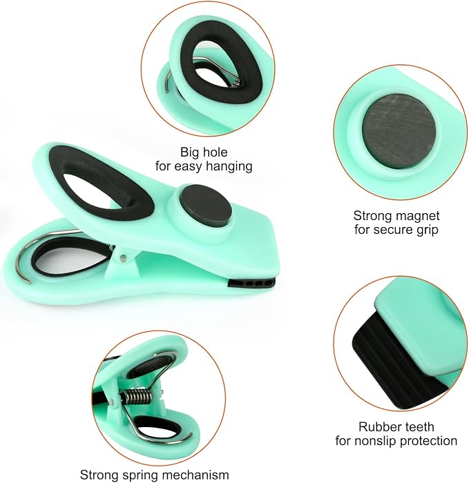 TACGEA Chip Clips, Magnetic Bag Clips - Image 6