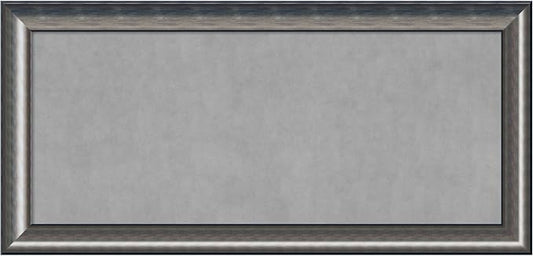 Amanti Art Silver Framed Magnetic Board 26x54 Oversize Vision Board by AmantiArt