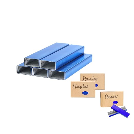 NatSumeBasics 3000 Blue Staples 26/6 Standard Colored Staple Refill by NatSumeBasics