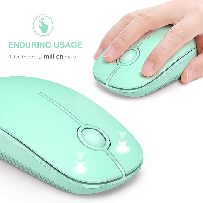 VssoPlor Wireless Mouse, 2.4G Slim Portable Computer Mice - Image 3