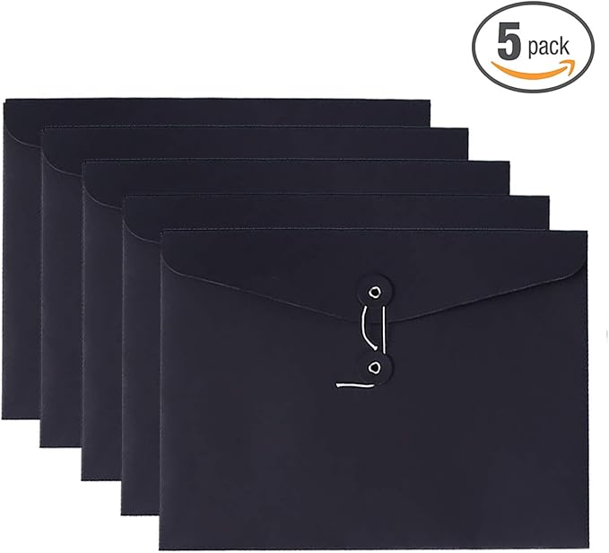 VANRA Kraft String Envelope File Folder Project Pockets File Jacket Document - Image 7