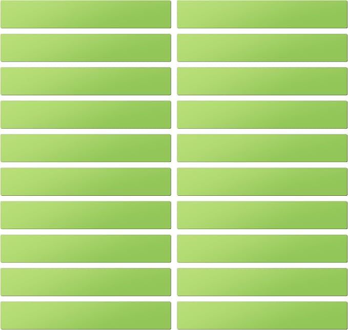 LLPT Dry Erase Magnetic Label Strips, 20 Pack | Blank Reusable, Writable by LLPT-AllAboutAdhesiveTapes