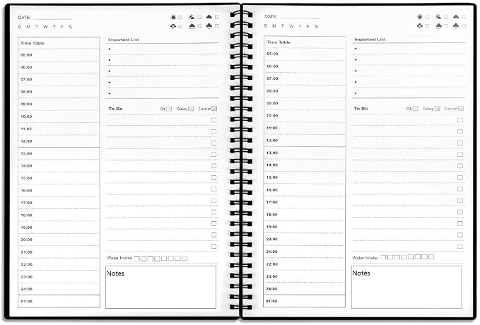 UtyTrees To Do List Notebook, Daily Planner Undated by UtyTreesPlanner