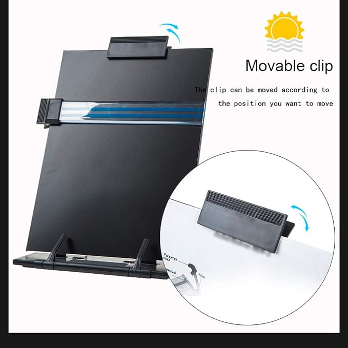 Hanghs Desktop Document Holder/Paper Stand/Clipboard - Image 2