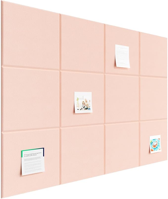 Felt Bulletin Board Tiles, Cork Board Alternative, 48 x 36 in | 0.35 in modular - Image 7