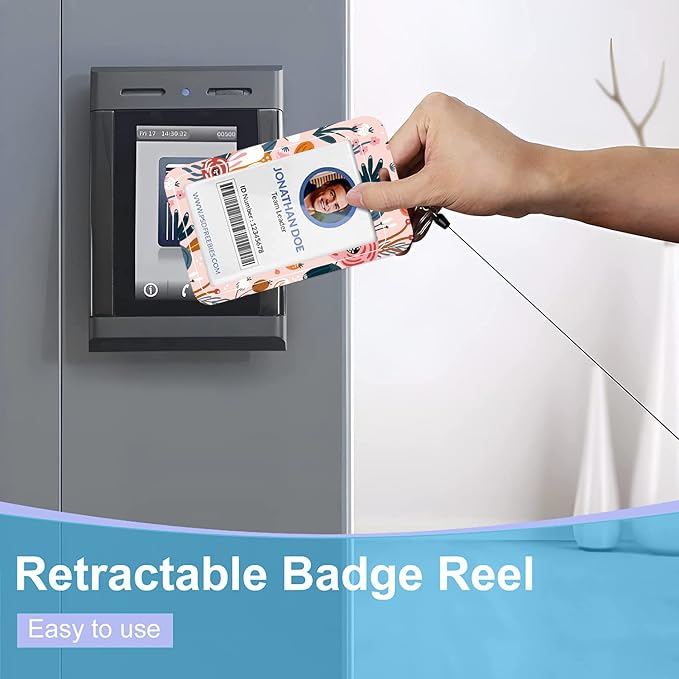 Badge Lanyard, Retractable Badge Holder - Image 5