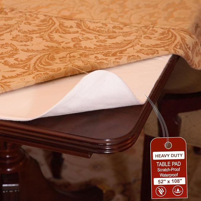 LAMINET - Deluxe Cushioned Heavy-Duty Table Pad Protector by LAMINET