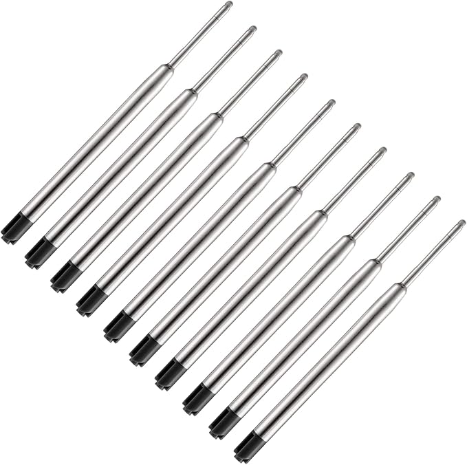 Pen Refills, 3.9in Black Ink Pen Refills 1.0mm Replacement Ink by Lsqurel