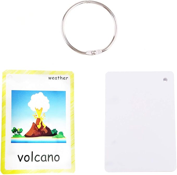 SANTSUN 24 Pcs Weather Flashcards Set - Image 2